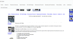 Desktop Screenshot of ispsteel.co.za