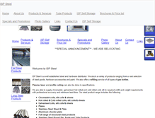 Tablet Screenshot of ispsteel.co.za